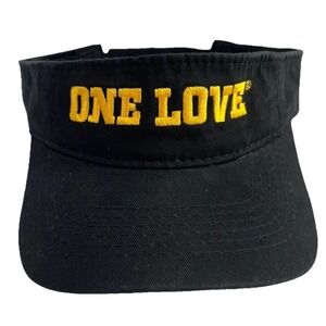 Raising Canes Visor Adjustable Chicken Fingers One Love Black & Gold Crew Hat